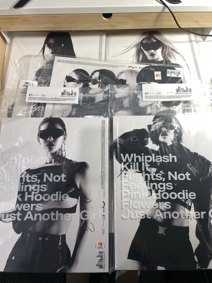 (5 albums set) Sealed！Instock！AESPA [WHIPLASH] The 5th Mini Album BEAT Ver.  - Image 1 of 1