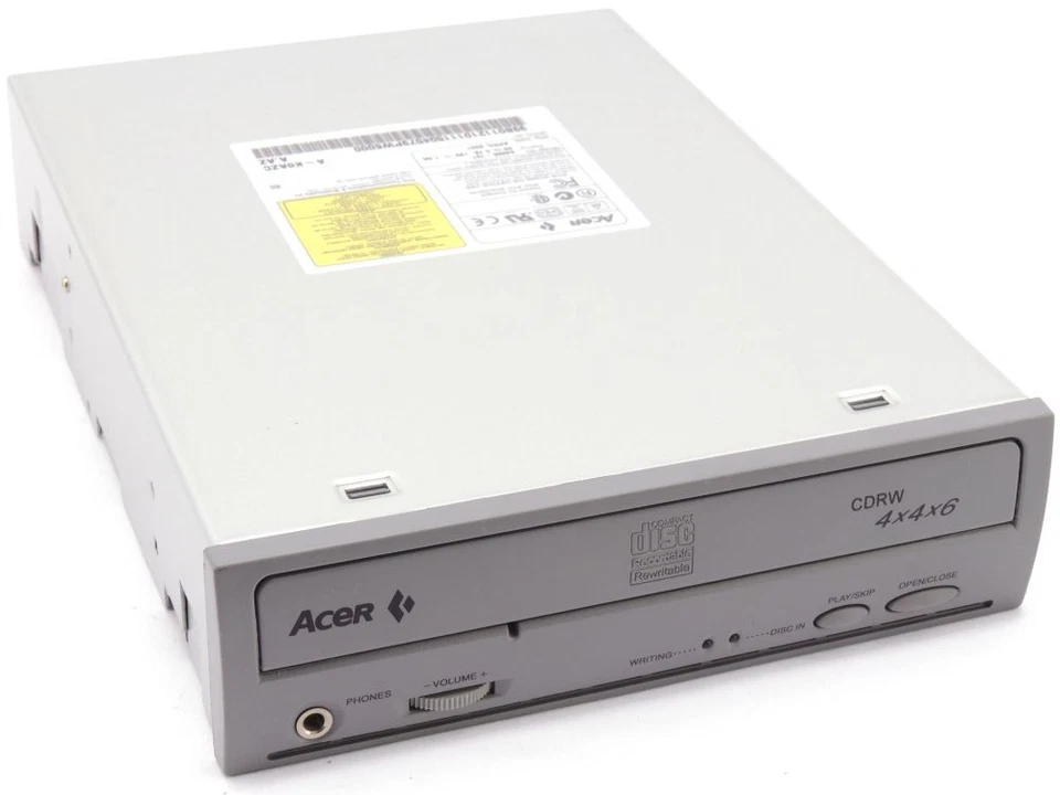 Acer 6432A-101 Atapi Cd-R/Rw Drive Unit Writer Ide P-Ata Burner 6x/4x/4x Grey - Image 1 of 1
