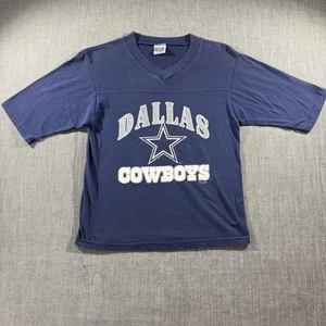 Vintage Dallas Cowboys Shirt Mens XL Blue NFL Football D Sanders 21 90s Tee - Picture 1 of 10