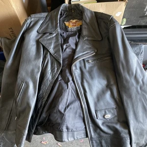 harley davidson damen lederjacke Vintage Größe M - Bild 1 von 7