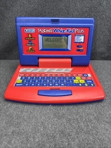Vintage VTech Talking Whiz Kid Plus 1990s Interactive Electronic 22 Games Works! - Picture 1 of 11