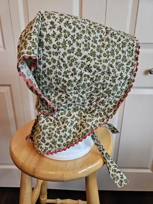 Gorro Sol Calico Verde, Pradera, Pionero, Disfraz, Frontera, Guerra Civil, recreación Foto 1 de 4