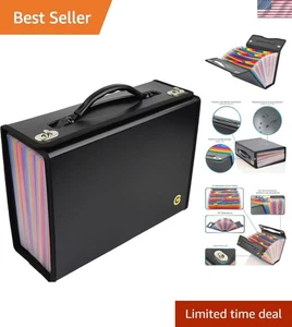 Colorful 36-Pocket Document Storage Binder - Picture 1 of 11