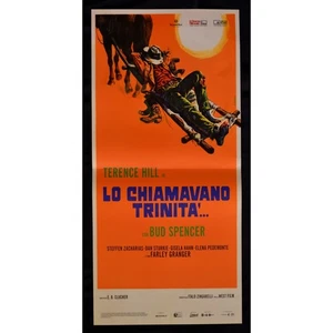 locandina originale LO CHIAMAVANO TRINITA' terence hill spencer cineteca B68 - Imagen 1 de 1