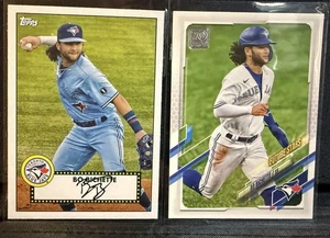 2021 Topps Bo Bichette Toronto Blue Jays Baseball Card Lot - Picture 1 of 2