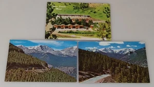 SILVER SADDLE MOTEL Boulder, Colorado c1950s Chrome VTG Postcard Lot RMNP - Picture 1 of 2