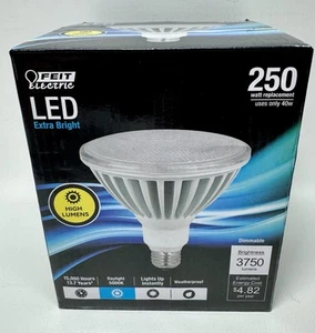 Feit Electric LED 250W Equivalent Flood Bulb 3750 Lumens 5000K Outdoor Dimmable - Picture 1 of 7