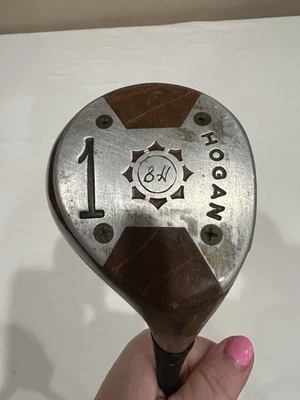 Ben Hogan Golf Persimmon Driver 4-Screw Speed-Slot Right Steel Apex 4 Tour Issue - Image 1 of 4