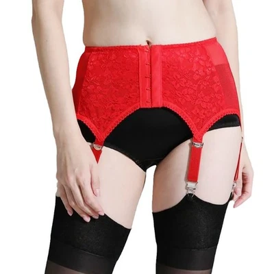 Strumpfhaltergürtel mit Tanga S-3XL - Dessous Strapsgürtel NEU - Bild 1 von 3