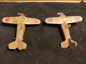 Raro aereo da combattimento Giappone e Inghilterra latta 3" anni 40 - Foto 1 di 9