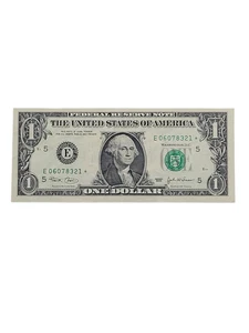 2003 One Dollar Federal Reserve Note $1 Star Note - Nice & Crisp! - Picture 1 of 14