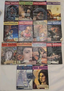 The Magazine Of Fantasy & Science Fiction Lot Of 14 1990-1994 Fast Shipping - Foto 1 di 24
