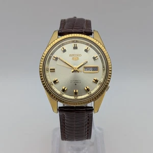 Vintage 1978 Seiko 6119-8200 Automatic Watch - Gold Tone Champagne Dial - Bild 1 von 6