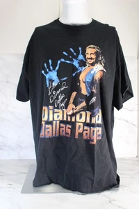 Camicia Wrestling Vintage XL Uomo Black Diamond Dallas Page anni 90 WCW - Foto 1 di 5