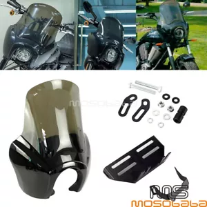 Fairing Windshield Bracket Kit For Harley Softail Low Rider S FXLRS '20-22 Black - Bild 1 von 9