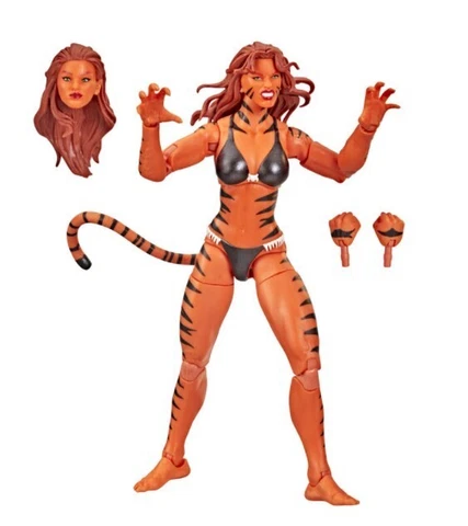 Marvel Legends TIGRA Complete NO PKG Avengers Retro Wave Hercules 6" Hasbro 2021 Cover