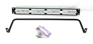 Leviton 69586-U24 eXtreme 6+ Universal Patch Panel, 24-Port, 1RU, CAT 6. Cabl... - Picture 1 of 5