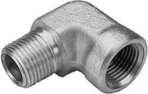 1/4" MNPT x 1/4" FNPT 316ss Street Elbow (8000 Psi) Hansun PSSL-4N - Picture 1 of 1