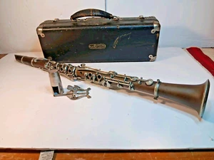 Antique Albert System Low Pitch clarinet & Case 1923 # B108915L - Picture 1 of 24