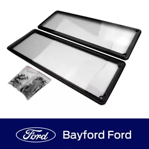 NUMBER PLATE COVER SURROUNDS - WATERFROOF STANDARD SIZE VIC / WA PLATES - Picture 1 of 7