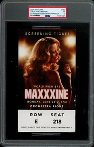 Biglietto film proiezione anteprima mondiale MAXXXINE / 2024, film horror Ti West PSA 3 - Foto 1 di 2