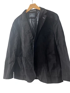 TAILORBYRD Solid Notch Lapel Sz 44S Black Blazer - Picture 1 of 11