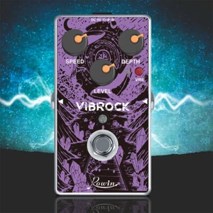 Rowin RE-02 Chorus Vibrato Tremolo Electric Guitar Effect Pedal Vibe Effect 9V - Picture 1 of 9