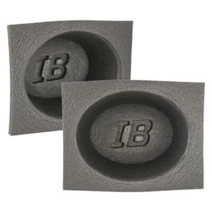 The Install Bay IBBAF57 5" x 7" Foam Car Audio Black Speaker Baffle (pair) 5x7 - Picture 1 of 3