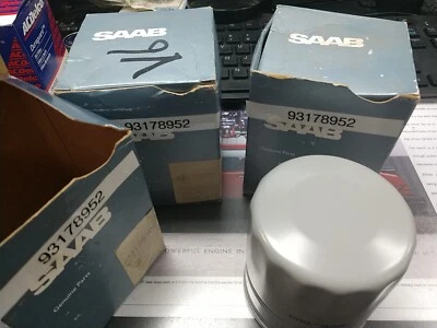 3 filtros de aceite de motor OE GM Saab NG900 9000 2,5 L V6 NUEVOS 93178952 Foto 1 de 3