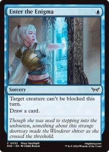 ENTER THE ENIGMA x4 mtg NM-M Duskmourn 4 Common - Picture 1 of 1