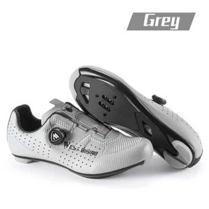 WEST BIKING Men's Cycling SPD Cleat Lock Shoes Sneakers MTB Road Bike Shoes - Picture 1 of 36