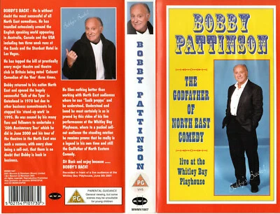 BOBBY PATTINSON (VHS) THE GODFATHER OF NORTH EAST COMEDY - NEW / SEALED!!! RARE! - Image 1 of 2