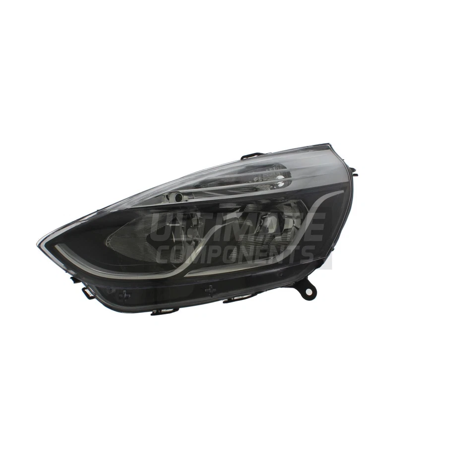 Faro Renault Clio Mk4 hatchback 2012-2016 negro lateral pasajero Foto 1 de 4
