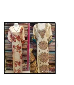 Plus Size Women Muslim Maxi Dress Long Abaya Kaftan Jilbab Party Gown Robe - Picture 1 of 1