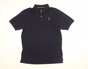 Disney Mens Blue Cotton Polo Size XL Collared Button - Snow White Grumpy - Picture 1 of 10