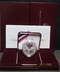1988 S Commemorative 90% Silver Proof Dollar $1 Box, slide cover, & COA Olympiad - Picture 1 of 3