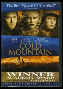 COLD MOUNTAIN DVD Stars Jude Law Nicole Kidman Renee Zellweger - Imagen 1 de 2