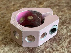 Vintage 80s Pink Purple ODYSSEY RX- 2 1" SEAT POST CLAMP Old School BMX Hutch GT - Picture 1 of 6