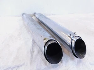 Harley Davidson Road King & Electra Glide Vance &Hines Slip On Exhaust Mufflers - Picture 1 of 21