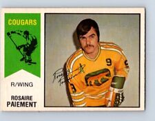 VINTAGE HOCKEY CARD OPC 1974 WHA CHICAGO COUGARS ROSAIRE PAIEMENT NO91
