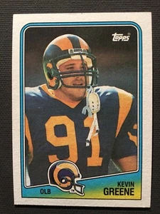 Kevin Greene, Rams Steelers Panthers, 1988 Topps #300, ROOKIE CARD RC, + LOT - Bild 1 von 6
