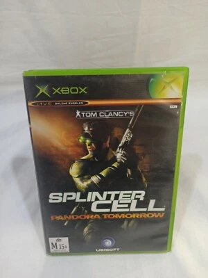XBox Splinter Cell Pandora Tomorrow Ubisoft Multiplayer Shooter Good Condition - Image 1 of 4