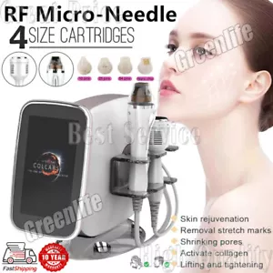 2 in 1 fractional radiofrequency Gold-RF beauty machine cold hammer acne removal - Picture 1 of 17