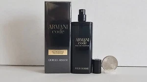 Armani Code Eau De Parfum by Giorgio Armani Travel Size 0.5Fl.Oz/15ml SEALED - Picture 1 of 12