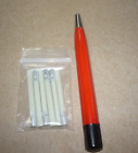 Fiber Glass Pen Scratch Pen Brush Pencil Clean Radio , copper  + Refills ! COMBO