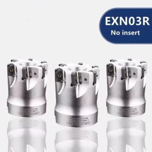 Milling Cutter Insert Metal Lathe EXN03R 35mm 40mm 50mm 63mm 80mm LNMU0303ZER-MJ - Picture 1 of 13