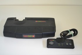 Turbo Grafx 16 System Video Game Console Black Home Very Good 8E