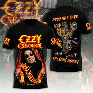 Classic Heavy Metal Rock Black Sabbath's Ozzy Osbourne T-Shirts -Various Designs - Picture 1 of 19