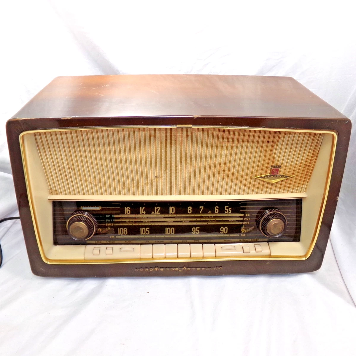 Vintage Nordmende Radio Indiana Collectible Tube Radios 1950-1959