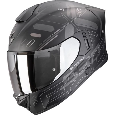 Scorpion - Motorrad Helm XL - EXO-530 Air Fond - schwarz-silber matt - Bild 1 von 3